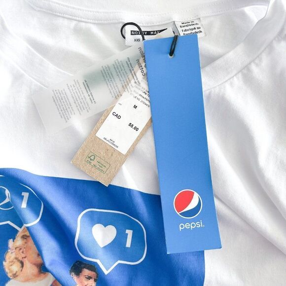 Noisy May // pepsi crop top // size medium // BNWT - Picture 8 of 10